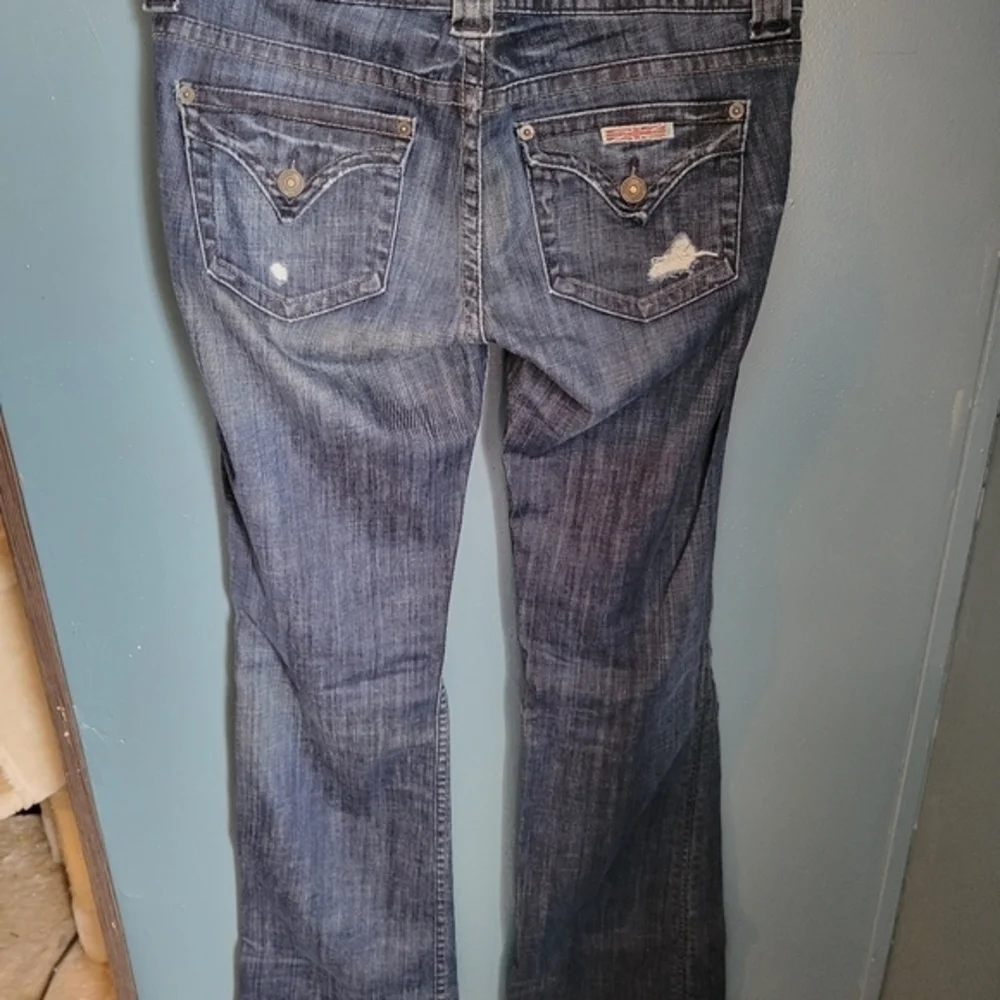 Hudson jeans size 28 distressed‎ blue jeans